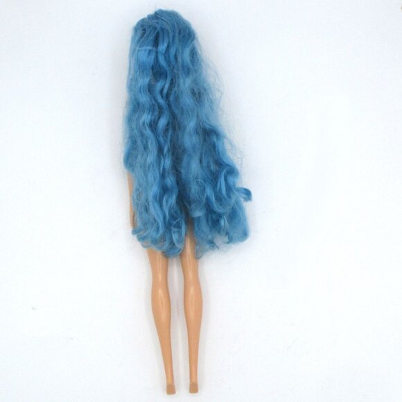 Barbie 2013 Color Change Doll Unicorn Blue Swimsuit Long Wavy Hair 12" Tall - Picture 4 of 4